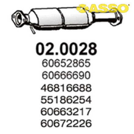 02.0028 ASSO ASSO  Катализатор