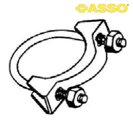 99.1057 ASSO ASSO  Муфта глушителя соединительная