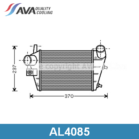 AL4085 AVA QUALITY COOLING AVA QUALITY COOLING  Интеркулер
