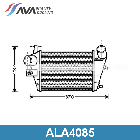 ALA4085 AVA QUALITY COOLING AVA QUALITY COOLING  Интеркулер