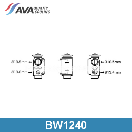 BW1240 AVA QUALITY COOLING AVA QUALITY COOLING  Расширительный клапан кондиционера