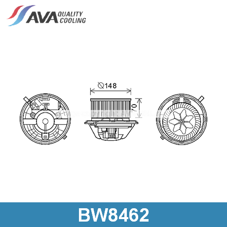 BW8462 AVA QUALITY COOLING AVA QUALITY COOLING  Электродвигатель, вентиляция салона