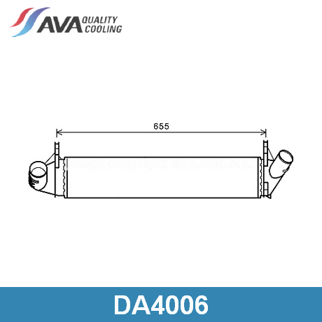 DA4006 AVA QUALITY COOLING AVA QUALITY COOLING  Интеркулер