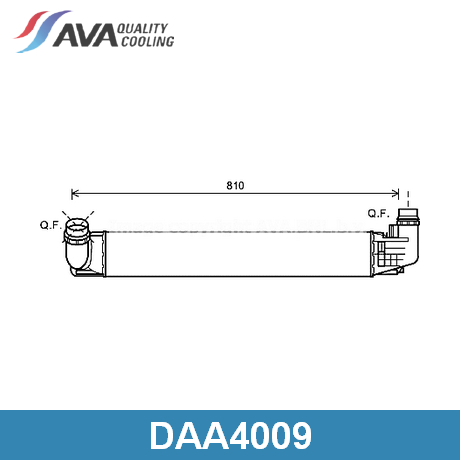 DAA4009 AVA QUALITY COOLING AVA QUALITY COOLING  Интеркулер
