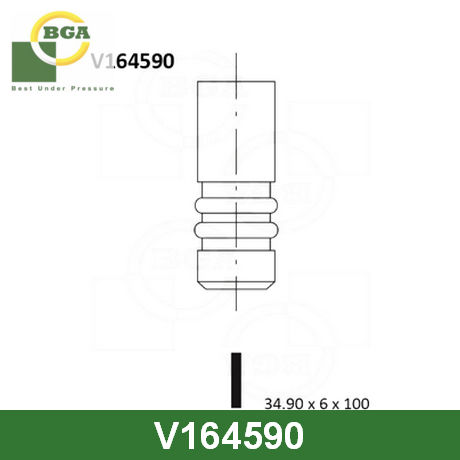 V164590 BGA BGA  Впускной клапан ГРМ