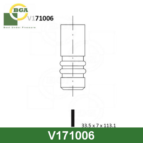 V171006 BGA  Впускной клапан
