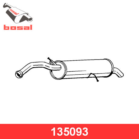 BOSAL, 135093, Глушитель