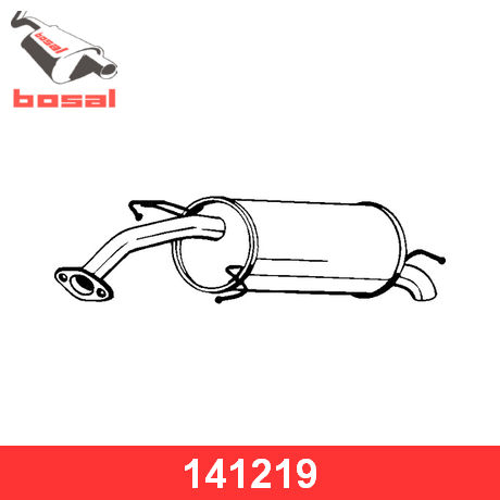 141-219 BOSAL  Глушитель выхлопных газов конечный