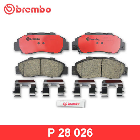 P 28 026 BREMBO  Комплект тормозных колодок, дисковый тормоз