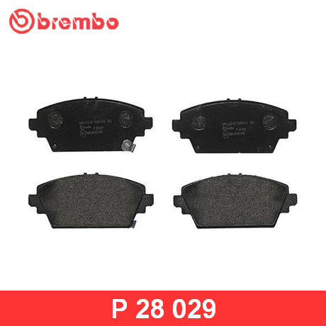 P 28 029 BREMBO  Комплект тормозных колодок, дисковый тормоз