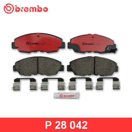 P 28 042 BREMBO  Комплект тормозных колодок, дисковый тормоз