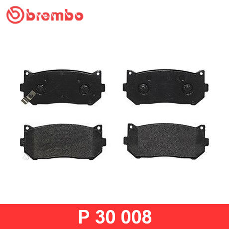 P 30 008 BREMBO  Комплект тормозных колодок, дисковый тормоз