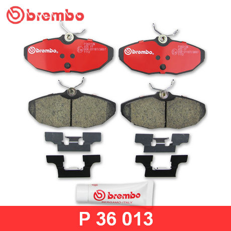 P 36 013 BREMBO  Комплект тормозных колодок, дисковый тормоз