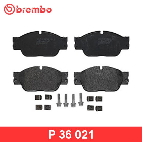 P 36 021 BREMBO  Комплект тормозных колодок, дисковый тормоз