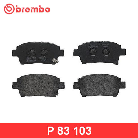 P 83 103 BREMBO  Комплект тормозных колодок, дисковый тормоз