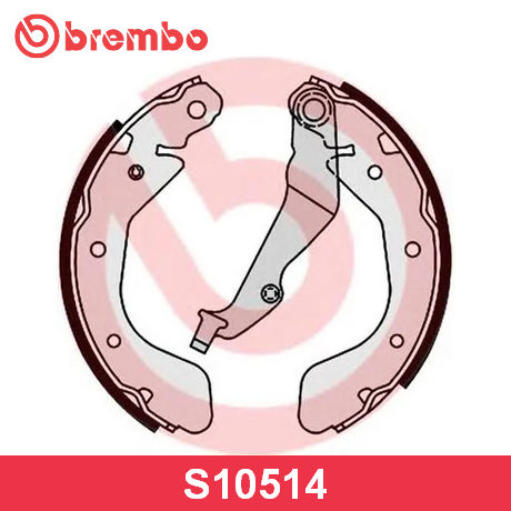 S 10 514 BREMBO  Комплект тормозных колодок
