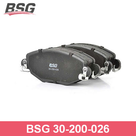 BSG 30-200-026 BSG  Комплект тормозных колодок, дисковый тормоз