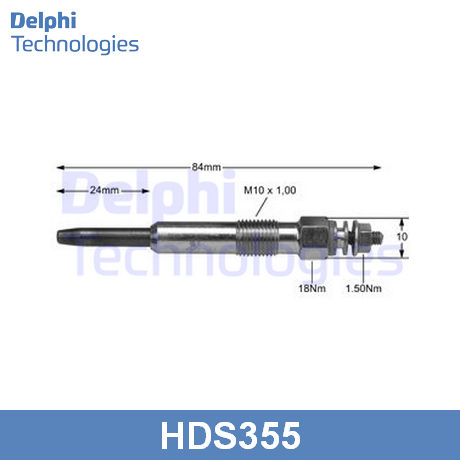 HDS355 DELPHI  Свеча накаливания