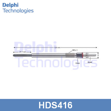 HDS416 DELPHI  Свеча накаливания