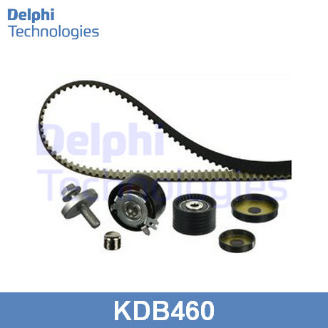 KDB460 DELPHI DELPHI  Комплект ремня ГРМ с роликами; Ремень ГРМ в комплекте с роликами; Ремень ГРМ комплект;