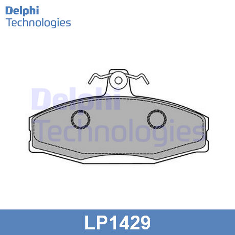 LP1429 DELPHI  Комплект тормозных колодок, дисковый тормоз