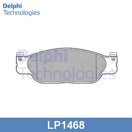 LP1468 DELPHI  Комплект тормозных колодок, дисковый тормоз