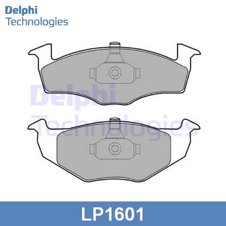 LP1601 DELPHI  Комплект тормозных колодок, дисковый тормоз