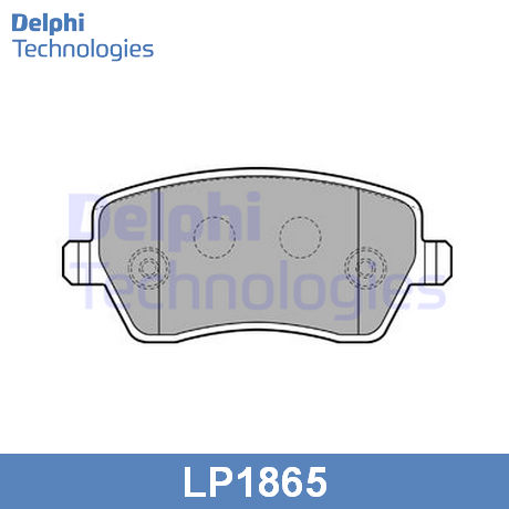 LP1865 DELPHI DELPHI  Колодки тормозные дисковые комплект