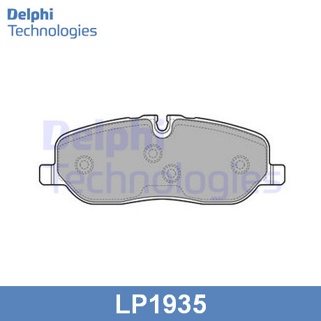 LP1935 DELPHI  Комплект тормозных колодок, дисковый тормоз