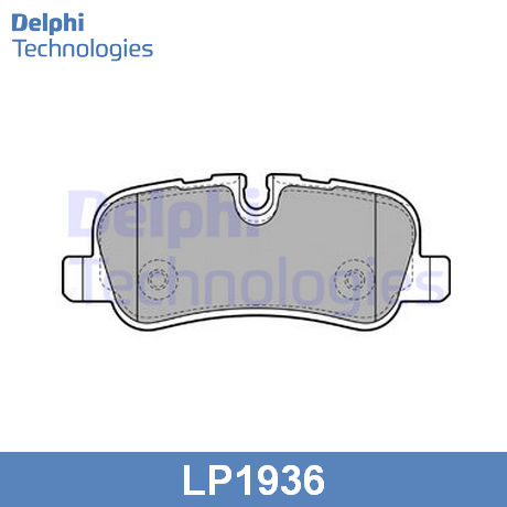 LP1936 DELPHI  Комплект тормозных колодок, дисковый тормоз