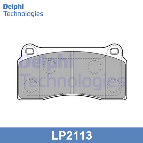 LP2113 DELPHI DELPHI  Колодки тормозные дисковые комплект