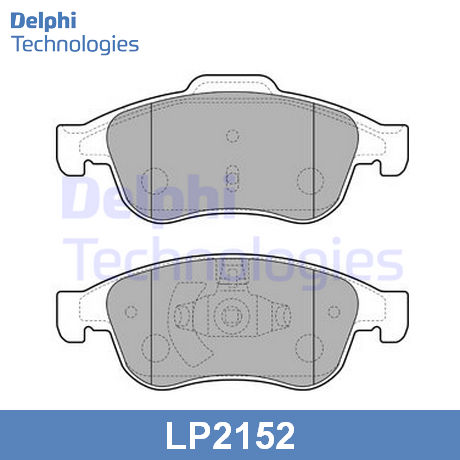LP2152 DELPHI DELPHI  Колодки тормозные дисковые комплект