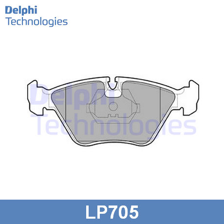 LP705 DELPHI DELPHI  Колодки тормозные дисковые комплект