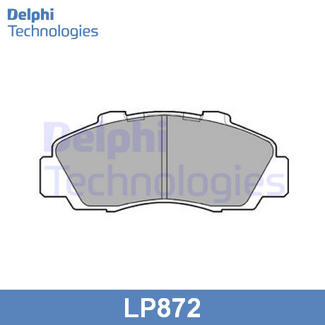 LP872 DELPHI  Комплект тормозных колодок, дисковый тормоз