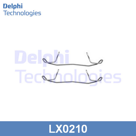 LX0210 DELPHI  Комплектующие, колодки дискового тормоза