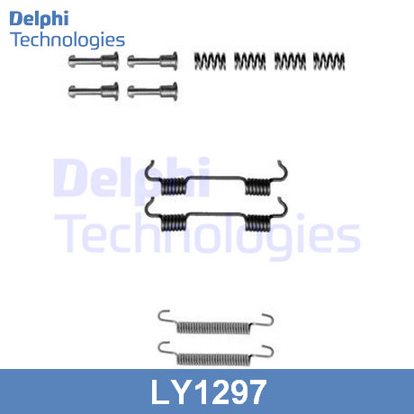 LY1297 DELPHI DELPHI  Ремкомплект стояночного тормоза; Ремкомплект колодок ручного тормоза