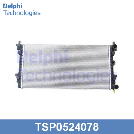 TSP0524078 DELPHI  Радиатор, охлаждение двигателя
