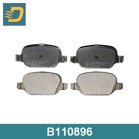 B110896 DENCKERMANN  Комплект тормозных колодок, дисковый тормоз