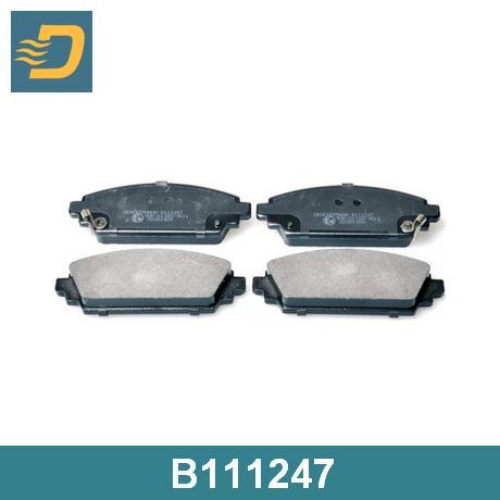 B111247 DENCKERMANN  Комплект тормозных колодок, дисковый тормоз