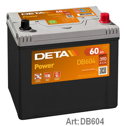 DB604 DETA  Стартерная аккумуляторная батарея; Стартерная аккумуляторная батарея