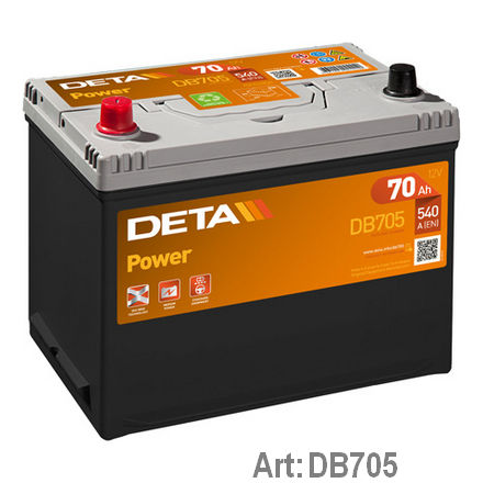 DB705 DETA  Стартерная аккумуляторная батарея; Стартерная аккумуляторная батарея