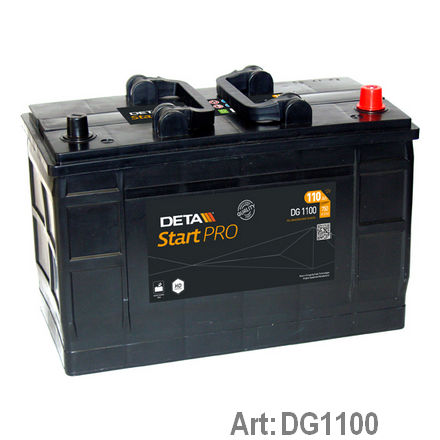 DG1100 DETA  Стартерная аккумуляторная батарея; Стартерная аккумуляторная батарея