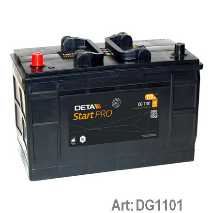 DG1101 DETA  Стартерная аккумуляторная батарея; Стартерная аккумуляторная батарея