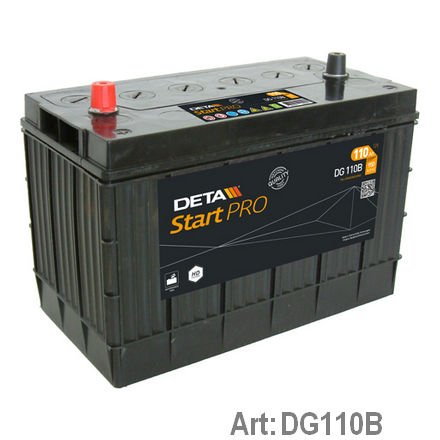 DG110B DETA  Стартерная аккумуляторная батарея; Стартерная аккумуляторная батарея