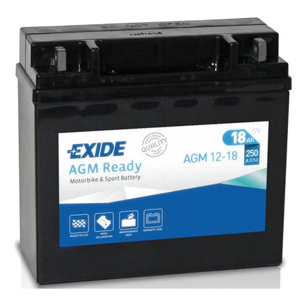 AGM12-18 EXIDE  Стартерная аккумуляторная батарея; Стартерная аккумуляторная батарея