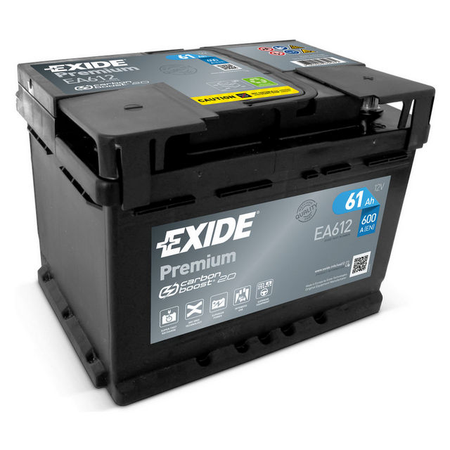 EA612 EXIDE  Стартерная аккумуляторная батарея; Стартерная аккумуляторная батарея