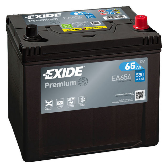 _EA654 EXIDE  Стартерная аккумуляторная батарея; Стартерная аккумуляторная батарея