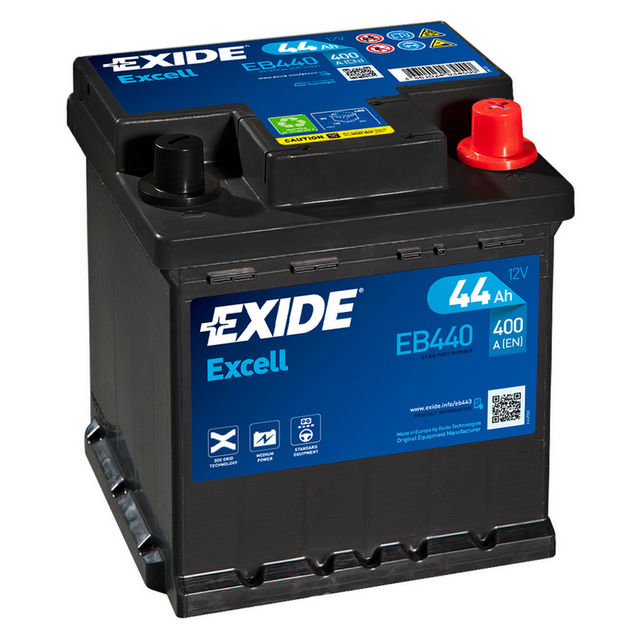 _EB440 EXIDE  Стартерная аккумуляторная батарея; Стартерная аккумуляторная батарея