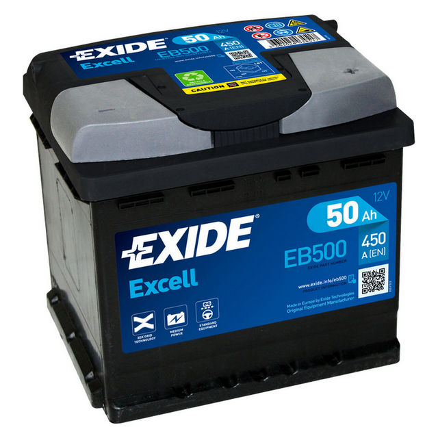 EB500 EXIDE  Стартерная аккумуляторная батарея; Стартерная аккумуляторная батарея