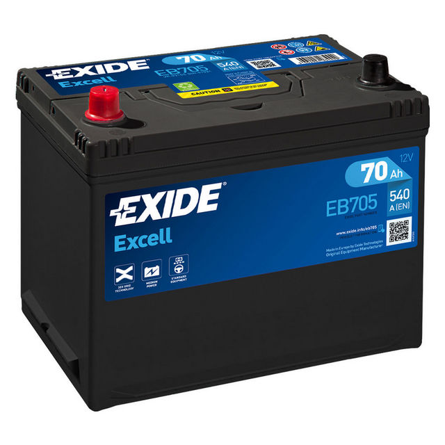 EB705 EXIDE  Стартерная аккумуляторная батарея; Стартерная аккумуляторная батарея